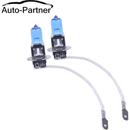 Factory Outlet 2Pcs/Pair White H3 100W Car Auto Headlight Replacement Fog Lamp Lights Bulb DC12V 5000K