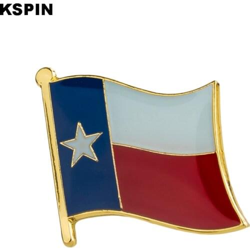 U.S.A Texas State Badges flag badge flag lapal pin on backpack pins for clothes 10pcs XY0195