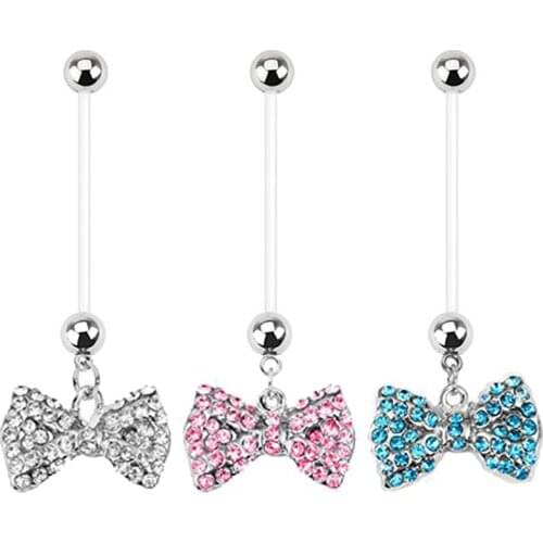 1PC Pregnant Belly Button Rings Navel Piercing Ombligo Body Jewelry Pircing Umbigo 14G Pregnancy Percing Body Jewelry Pirsing