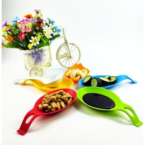1pcs Spoon Mat Dish Holder Silicone Spoon Rest Pad Insulation Placemat Glass Coaster Heat Resistant Pot Holder Kitchen Gadgets 7