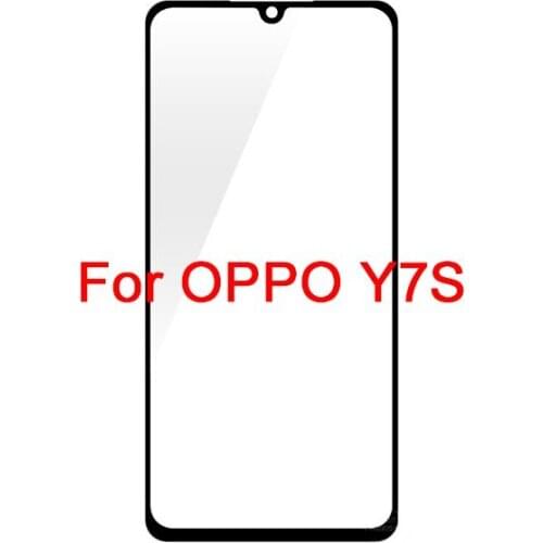 10PCS For OPPO RENO 4 X9 X9P X9SP Y7S Outer Screen Front Touch Panel LCD Display Out Glass Cover Lens Phone Repair Replace