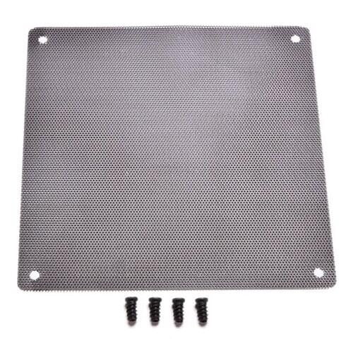 120x120mm Computer PC Dustproof Cooler Fan Case Cover Dust Filter Cuttable Mesh Fits Standard 120mm Fans + 4 Screws 1PC