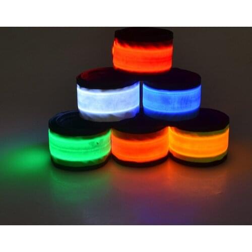 Led Flashing Bliking Pat circle Bracelet Light Up Bangle Wristband Club Party Bar Cheer Luminous Glow Stick Christmas Xmas