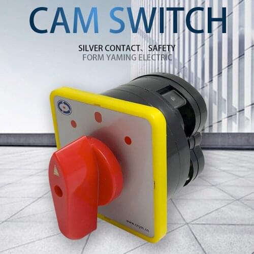 4 Terminals 3 Positions DIY Rotary Cam Changeover Switch LW5-16D0081/1 Output Use For Motor / Solar System Two Different Loads