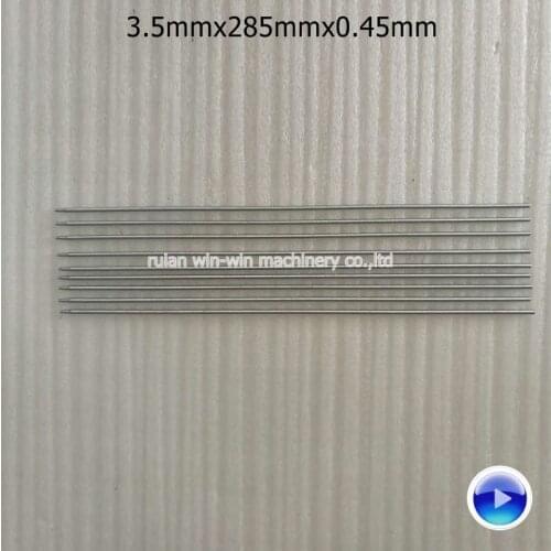 500pcs 3.5mmx285mmx0.45mm extension spring side sealing bag making machine springs