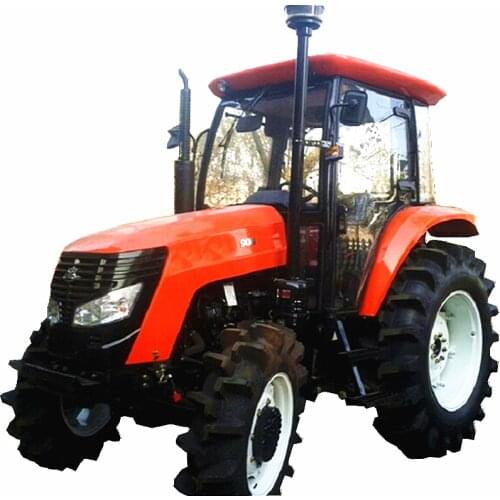 90 horsepower Hot Overseas customizable multifunctional 4 wheel drive 90hp tractor farm tractor with many accessories