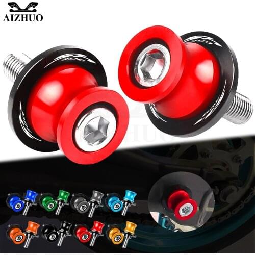 Motorcycle Accessories 8MM Swingarm Slider Spools Stand Screws CNC Aluminum With SH 300 LOGO FOR HONDA SH300 2013-2018 2017 2016