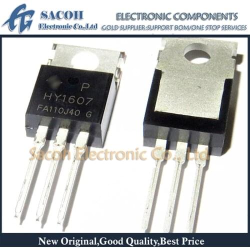 Free Shipping 10Pcs HY1607 HY1607P HY1607B HY1607D HY1607MF TO-220 70A 65V Controller Power MOSFET