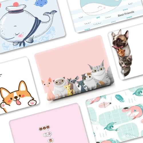 Cute Laptop Case for Macbook Pro 13 A1502 A1708 A2251 A2338 M1 Chip Air 13 inch 2020 A2179 A2337 A1932 A1466 Matte Clear Cover