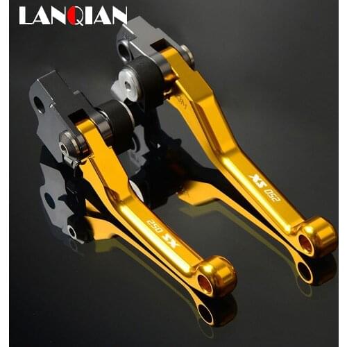 For 250SX Dirt Bike Pivot Lever Motorcycle Brake Clutch Lever 250 SX 2005 2006 2007 2008 2009 2010 2011 2012 2013 CNC Parts