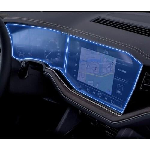 For Volkswagen Touareg 2019 2020 Car GPS navigation film LCD screen Tempered glass protective film Anti-scratch Interior Refit