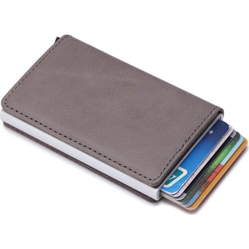 Rfid Card Holder Men Wallets Money Bag Male Vintage Black Short Purse 2020 Small Leather Thin Slim Mini Magic Wallet Hand