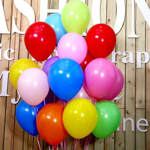 10 inch 2.2g latex round balloon party balloon wedding birthday party supplies white pink color free shipping 100pcs/lot