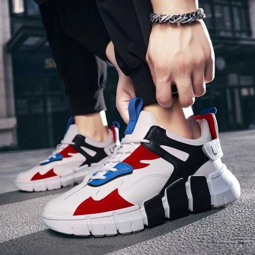Mens Casual Sneakers Autumn Sneakers Breathable Men Shoes Lace Up Comrfortable Platform Shoes Mens Vulcanized Shoes R13-21