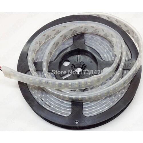 Led Strip 3528 SMD Double Row High Bright 240 LEDs/M Waterproof IP67 flexible LED Ribbon tape light 3528 6000-7000K