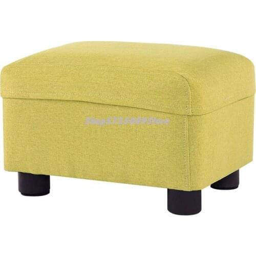 Cloth Footstool Sofa Stool Fashion Manicure Stool Footstool Square Stool Household Small Bench Creative Shoe Changing Stool