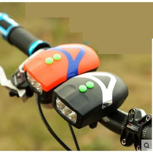 Bike Light bicycle Lighting Speaker With Headlight MTB Car Bell Ultra-loud Electronic Bell Running Lights Accessories Backlight