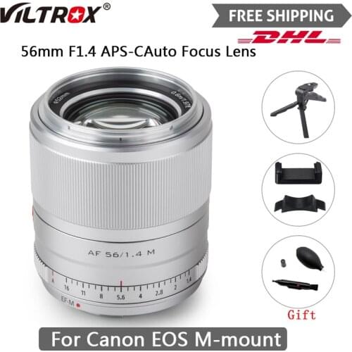 Viltrox 23/33/56mm F1.4 APS-C EF-M Lens Auto Focus Portrait Lens Prime Lens For Canon EOS Mount Camera M5 M10 M100 M200 M50 M6