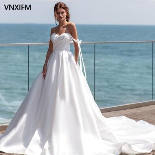 VNXIFM Sleeveless Wedding Dresses