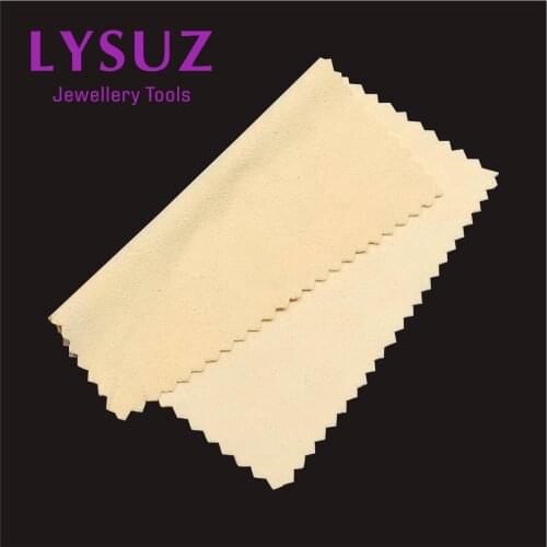 High Quality Chamois Leather Diamond Gemstone Cleaning Cloth Polishing Without Scratching Pearl Gold Jewelry