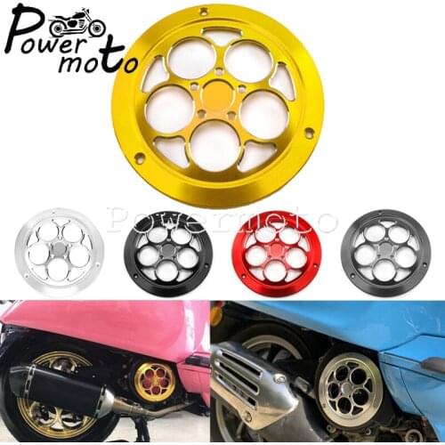 Gold Motorcycle Scooter CNC Aluminum Engine Fan Cover Radiator Guard Protector Cover For Vespa Sprint Primavera 150 2013-2020
