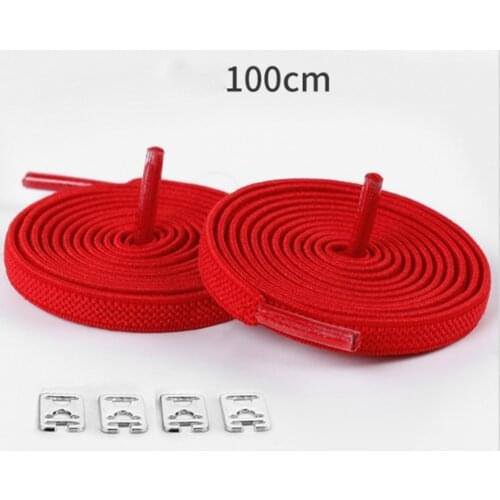 1 Pair 100cm Fashion Elastic ShoeLaces Quickly And Easy No Tie Shoe laces Kids Adult Unisex Sneakers Shoelace Lazy Laces Strings
