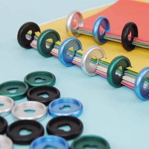 20pcs 24mm Mushroom Hole Binding Discs Notebook Discs Binder Plastic Planner Binder Rings Planner Accessories Office Supplies