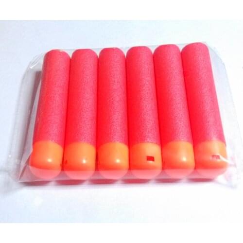 30Pcs 9.5x1.8cm Red Sniper Rifle Bullets Darts for Nerf Mega Kids Toy Gun Foam Refill Darts Big Hole Head Bullets Gift