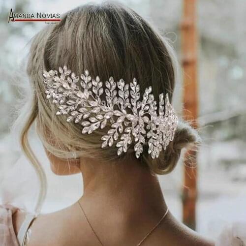 Beading bead pieces flowers crown for bridal make up hair flowers
