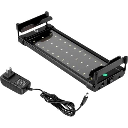 JLY Black ZJL-40 Underwater Aquarium Fish Tank Fishbowl Lighting SMD 6W 28 CM LED Light Lamp AC100-240V US EU Plug Pet box light