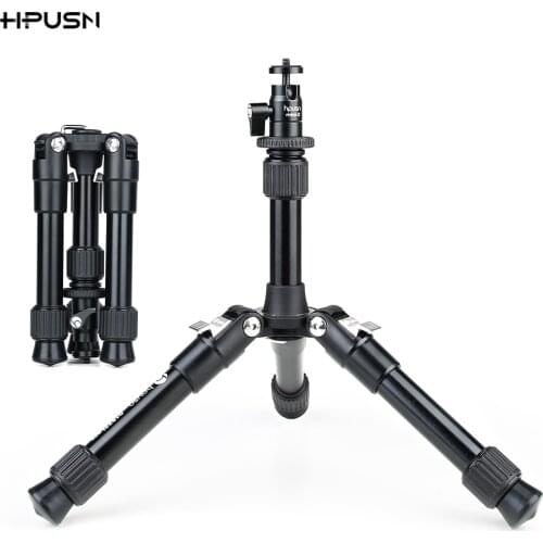 Aluminum Alloy Mini Tripod with Ball Head Travel Portable Sport Tripod for Phone Mirrorless Cameras Compact Desktop Shooting