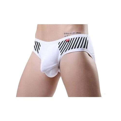 White-collar dry gun-type segregation mens underwear u convex bag scrotum care health-proof sexy boxer