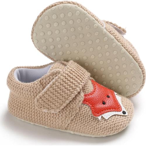 Toddler Newborn Baby Boys Girls Animal Crib Shoes first walkers Infant Cartoon Soft Sole Non-slip Cute Warm Animal Baby Shoes