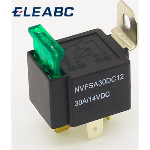 FORWARD relays top grade quality 4 pin 30A auto relay with fuse, coil voltage 12VDC relais