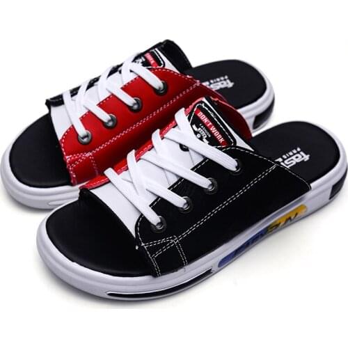 Men Summer Sandals Gladiator Beach Shoes Lace Up Slippers Sport Water Sneakers Outdoor Sandalia Masculina Zapatos De Hombre