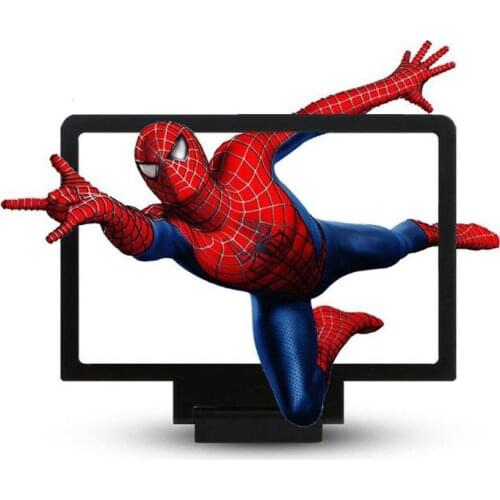 Folding Mobile Phone Screen Magnifying Glass 8.2 Inch 3D Video Magnifying Multi-Function Mobile Phone Holder Mobile Theater