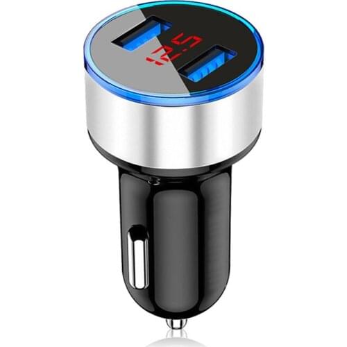 Stylish Mini Dual USB Dual Port Car Lighter Socket Charger Adapter Plug for Toyota Camry Corolla RAV4 Yaris Highlander/Land