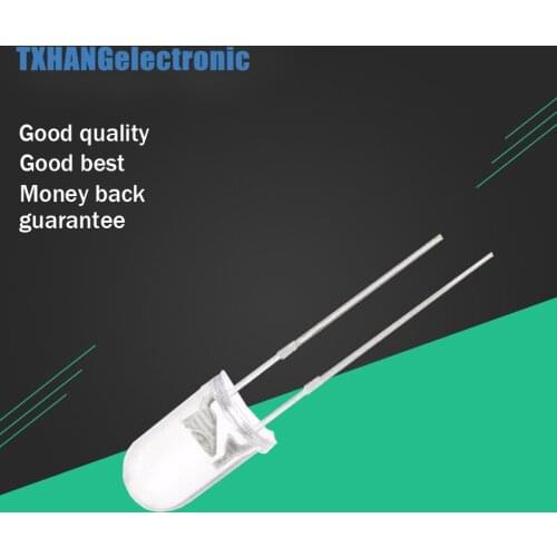 Smart Electronics 100pcs/lot F5 Super Bright 5MM Round UV Purple Transparent LED Light Lamp Emitting Diode High Quality