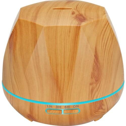 550ML Remote Control Air Humidifier Essential Diffuser Humidificador Mist Maker LED Aroma Diffuser Aromatherapy(EU Plug)