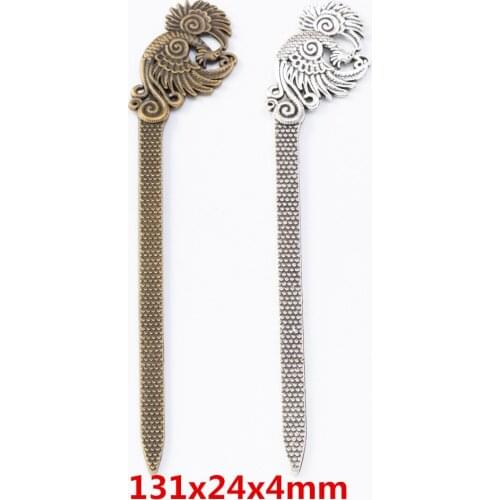3 pieces of retro metal zinc alloy Hairpin pendant for DIY handmade jewelry necklace making 7905
