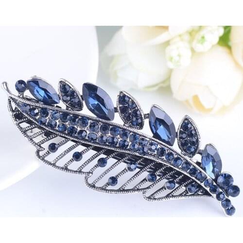 Fashion Flower Hair Clip for Women Girls Hair Accessories Trendy Hairs Accessories Jewelry Alloy Fabric Flower Hairpins CH3017