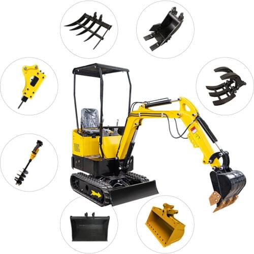 Factory Provided 1000KG Excavator With Brand Engine Made In China