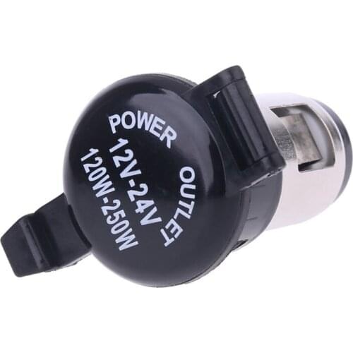 12V 24V 120W Universal Car Boat Tractor Cigarette Lighter Power Socket Outlet Plug wholesale
