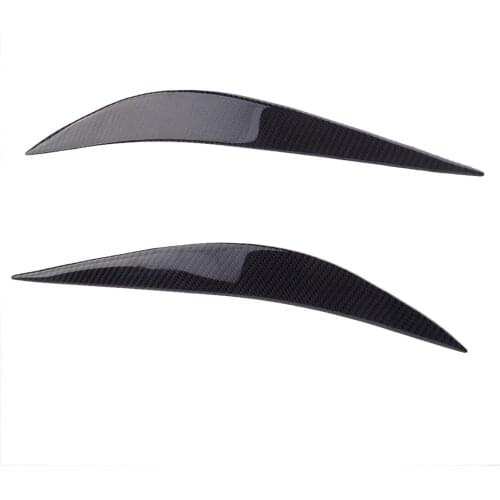 2Pcs/Set Carbon Fiber Headlight Eyebrows Eye Lid Cover Trims fit for BMW 4 Series F32 F33 F36 2012-2014 2015 2016 2017 2018