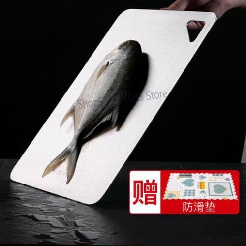 304 Stainless Steel Kitchen Board Rectangular Rolling Panel Kneading Chopping Board Cutting Board
