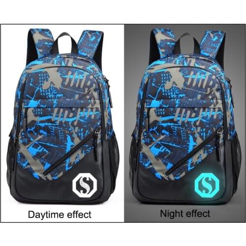 BAIBU Brand Men Backpack Casual Student College School Bags Oxford Backpacks for Laptop Large Capacity Computer Bag