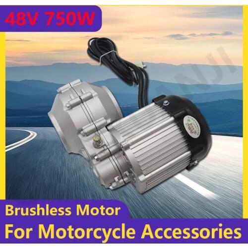 48V 750W DC Brushless Differential Motor Regulator Motor for Electric Car Bicycle E-bike Scooter Accessories