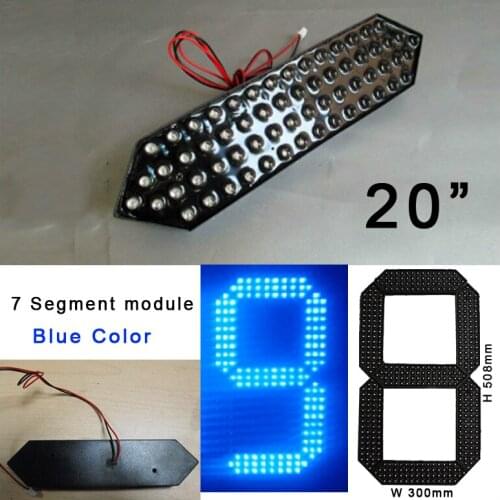 20" blue color digita numbers module,led gas price,oil price,7 segment of the modules,High brightness led chip,led billboard
