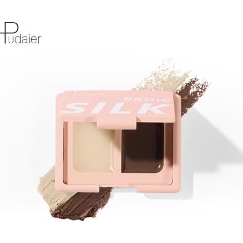 Pudaier Double-effect Eyebrow Gel Eyebrow styling and dyeing Brows Soa Natural Long Lasting Ultra Fine Eye Brow Tint Cosmetics
