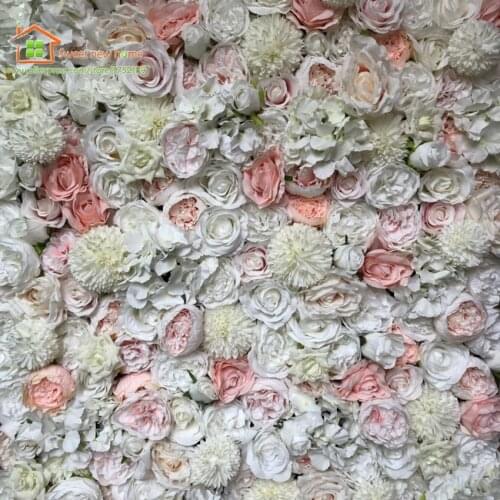 Artificial Silk Rose Wedding Flower Wall And Table Runner for Party Backdrop Arch Table Row and CenterPiece Ring Decoration